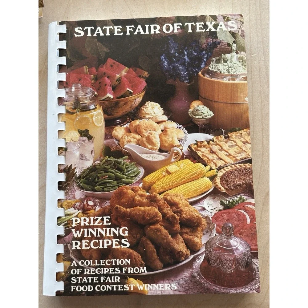 Vtg State Fair of Texas Cook Book LOT of 11 Recipe Collections 1981-1993 Spiral